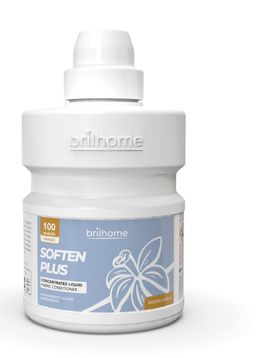 SOFTEN PLUS - Balsam Lichid pentru Rufe VEGAN 'Inimă de Vanilie și Flori de Aur' Chogan 500ml